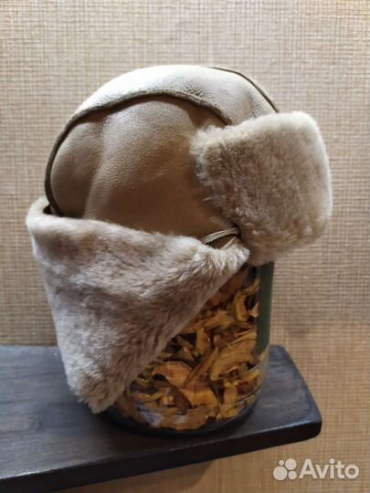 Шапка ушанка зимняя размер 56