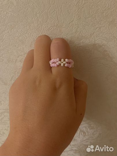 Колечко из бисера