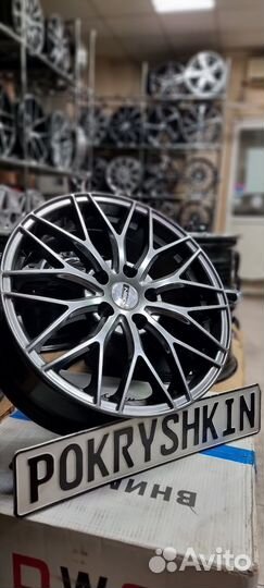 Литые диски R17 5x114 3 графит. Новые