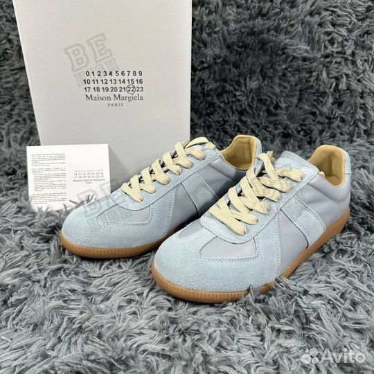 Maison margiela replica pale blue sneakers