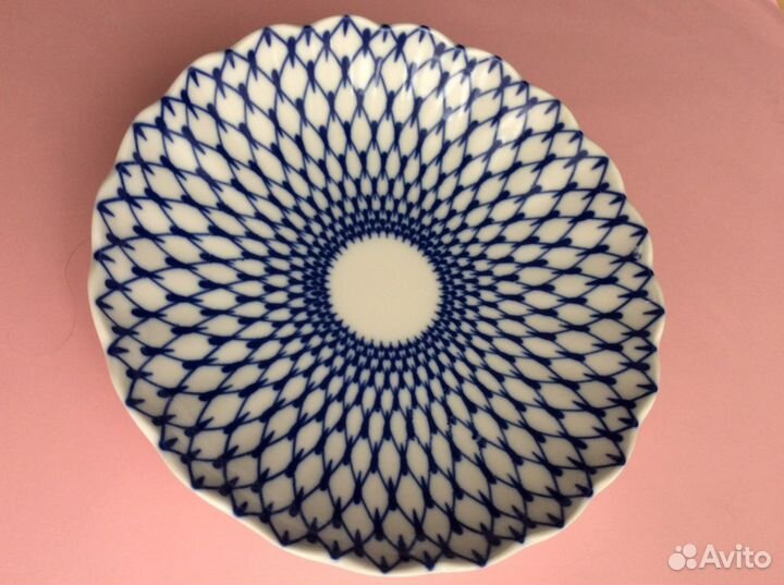 Сухарница лфз кобальтовая сетка новая