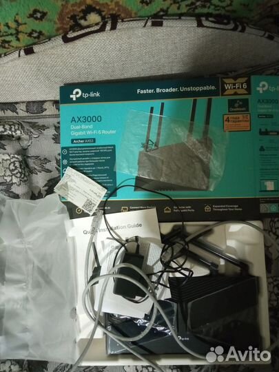 Wi-Fi роутер TP-link Archer AX53, AX3000, черный