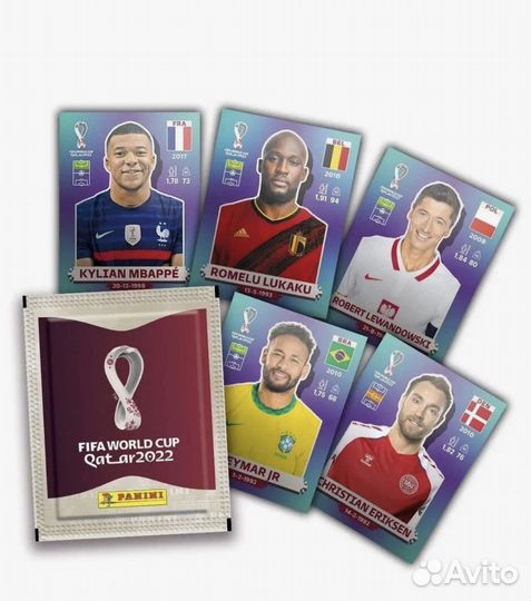 Наклейки чм 2022. Standart edition