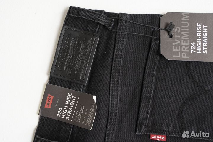 Джинсы женские Levis 724 большие размеры W32-W40