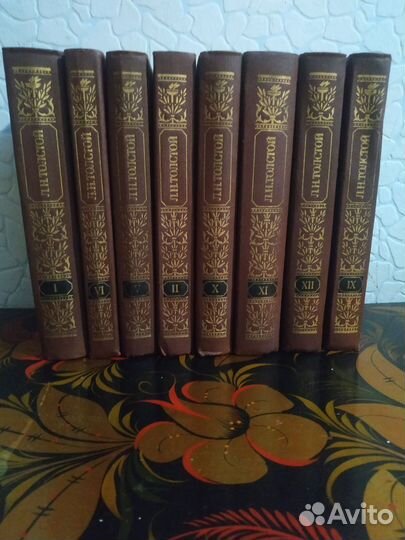 Собрание сочинений Льва Толстого,восемь томов