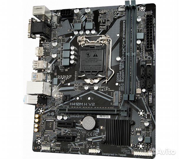 Материнская плата Gigabyte H410M H V2 D4