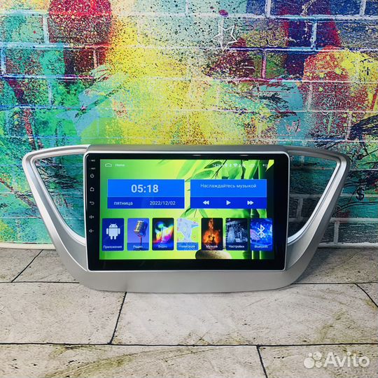 Магнитола Hyundai Solaris 2017+\ Андроид /Android