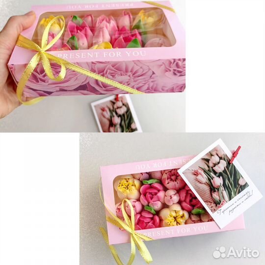 Букет из зефира, сладкий подарок, съедобные цветы