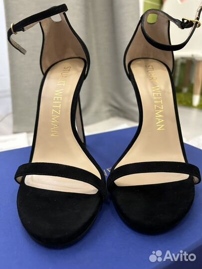 Черные Босоножки Stuart Weitzman Nude 36,5