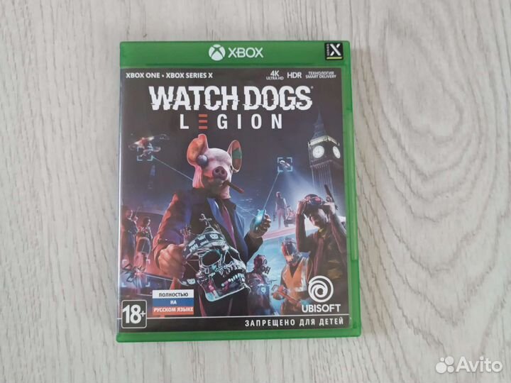 Диск с игрой watch dogs legion на Xbox one/s/x
