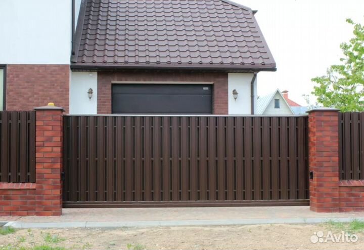 Забор металлический за 1 день быстро