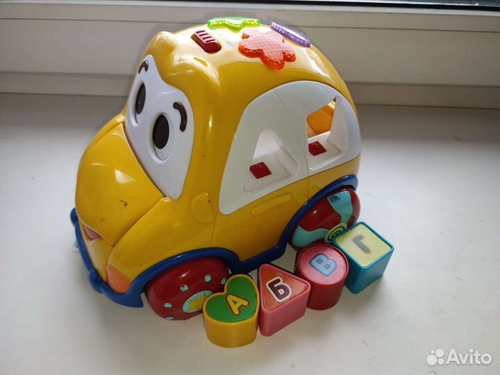 Игрушки от 1.5 лет, сортер буквы, веселая овечка