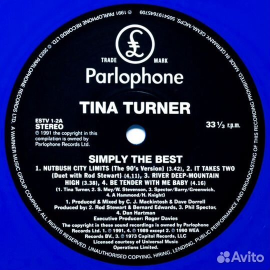 Tina Turner - Simply The Best 2LP Vinyl