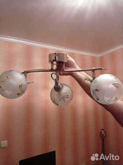 Люстра потолочная бу