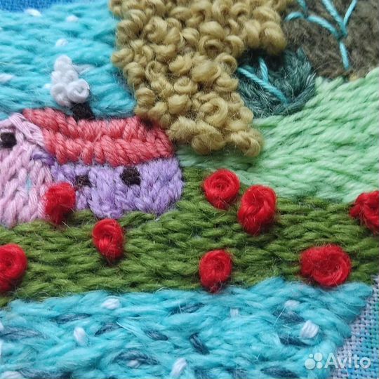 Вышивка, панно