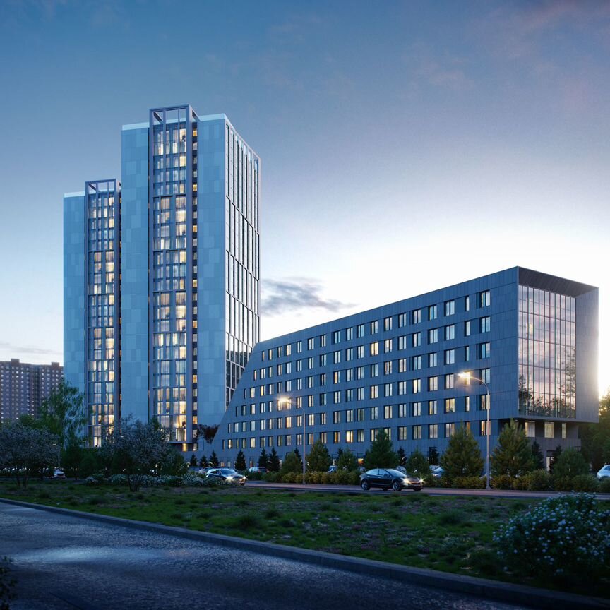 2-к. квартира, 49 м², 2/25 эт.