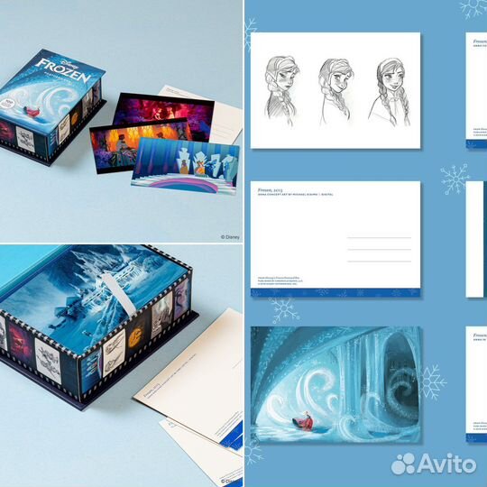 Коллекционные открытки Холодное сердце Дисней