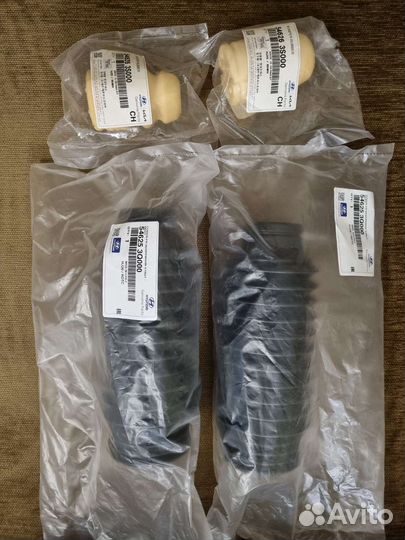 Отбойник и пыльник амортизатора на KIA sportage 3