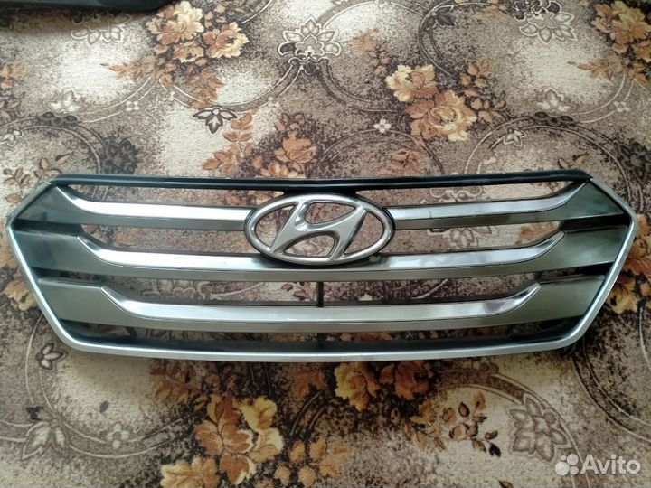 Решетка на Hynday santafe
