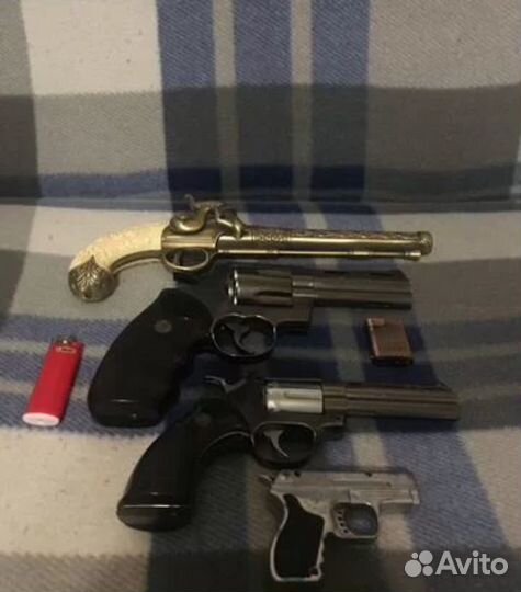 Зажигалки пистолеты коллекционные