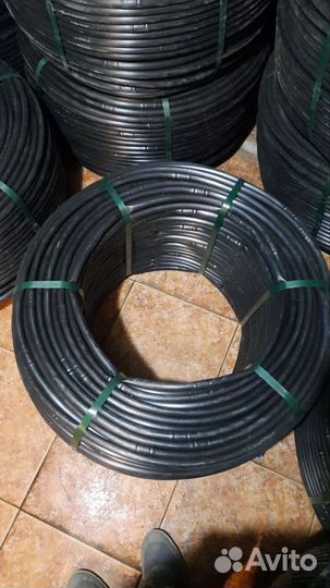 Капельный полив трубка шаг 50 см