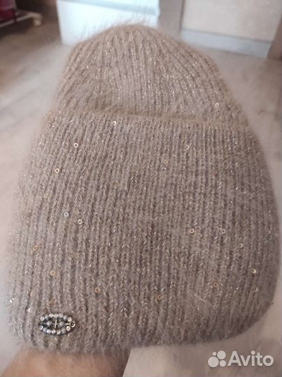 Шапка женская из ангоры