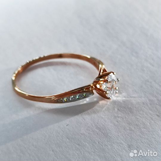 Кольцо золотое (арт 125877) Д15