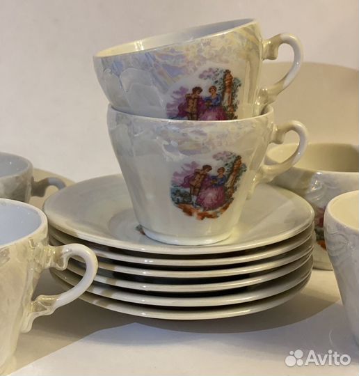 Сервиз кофейный, Япония, на 6 персон