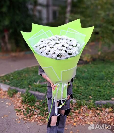 Букет гигант из ромашек (хризантемы)