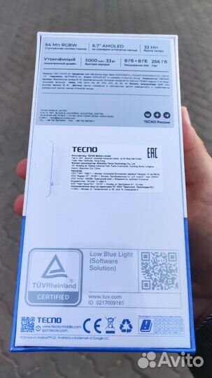 TECNO Camon 20, 8/256 ГБ