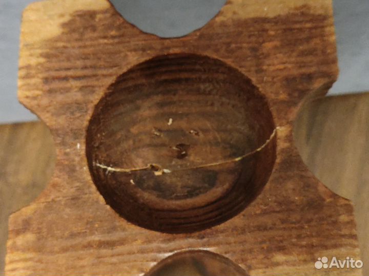 2 подсвечника напольных, из массива дуба