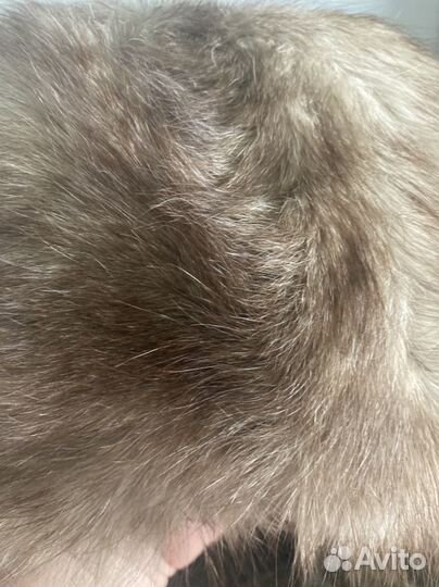 Шапка женская песец и каракуль