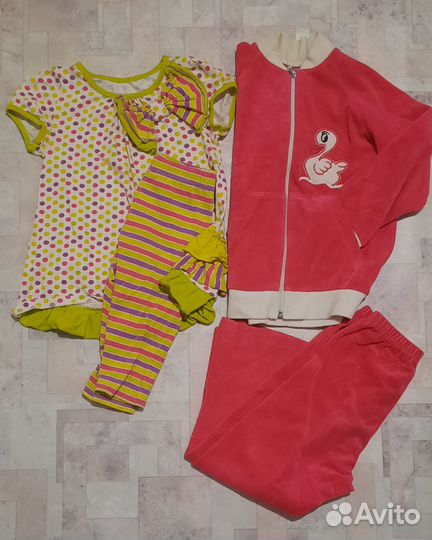Одежда на девочку рост 110-116 пакетом