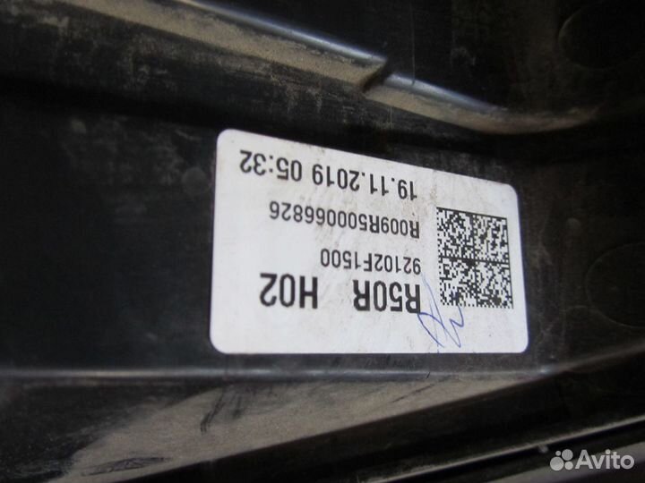 Фара правая Kia Sportage 2016 (92102F1500)