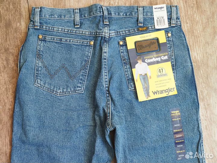 Джинсы Wrangler 47MWZ Stonewash новые 34х34