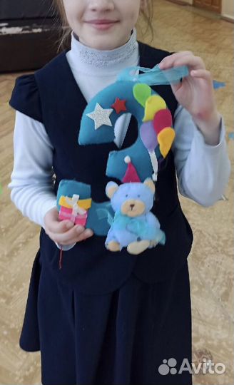 Поделка в д/с, школу цифра 3