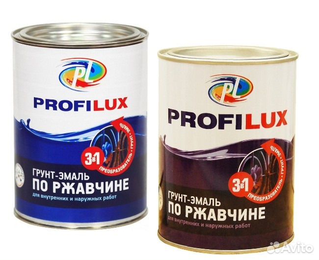 Краска 3 в 1, Грунт эмаль