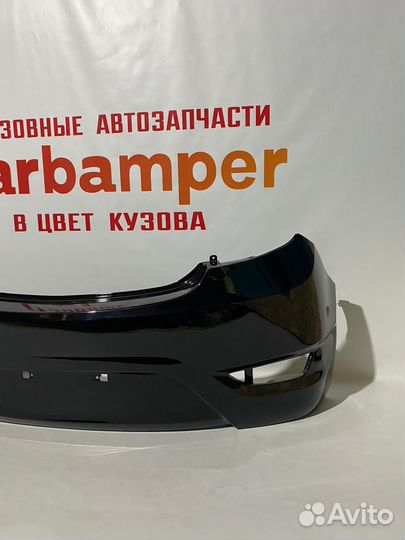 Задний бампер Hyundai Solaris хэтчбек черный MZH