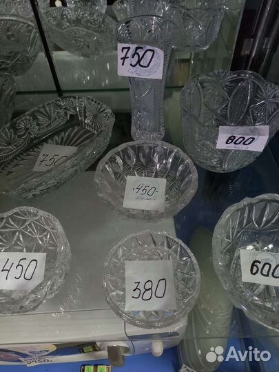 Хрусталь посуда бокалы