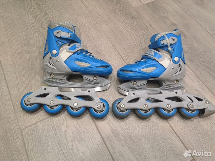 Коньки ролики 2 в 1 31-34 размер