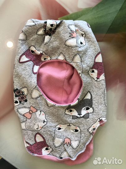 Шапка шлем на девочку