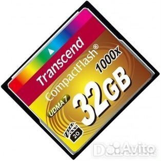 Карта Transcend Comp. Flash 32Gb Pro1066x 160mb/s