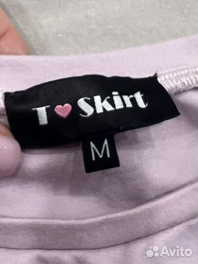 T skirt топ укороченный