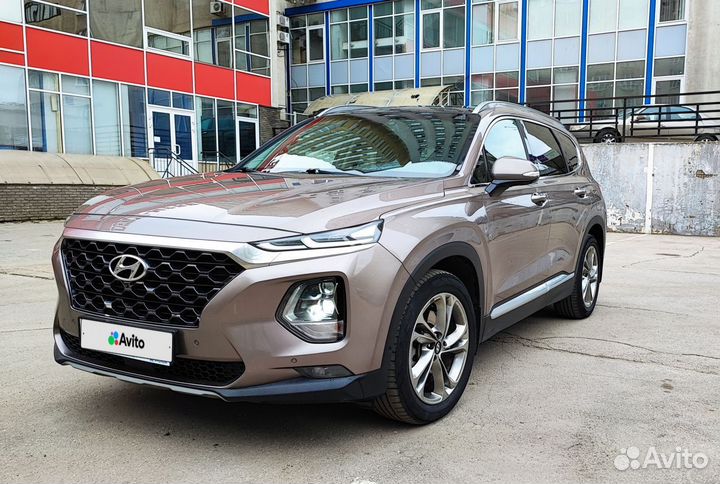 Hyundai Santa Fe 2.2 AT, 2019, 118 000 км