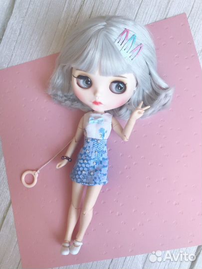 Топ и юбка для куклы Блайз одежда для Blythe
