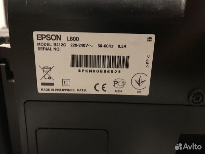 Epson l800 (под восстановление/на запчасти)