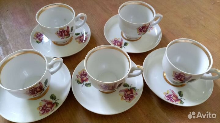 Кофейный сервиз минский фарфоровый завод СССР