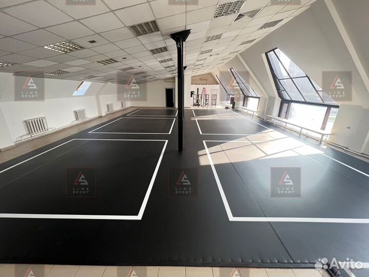 Борцовский ковер 4х4 двухцветный