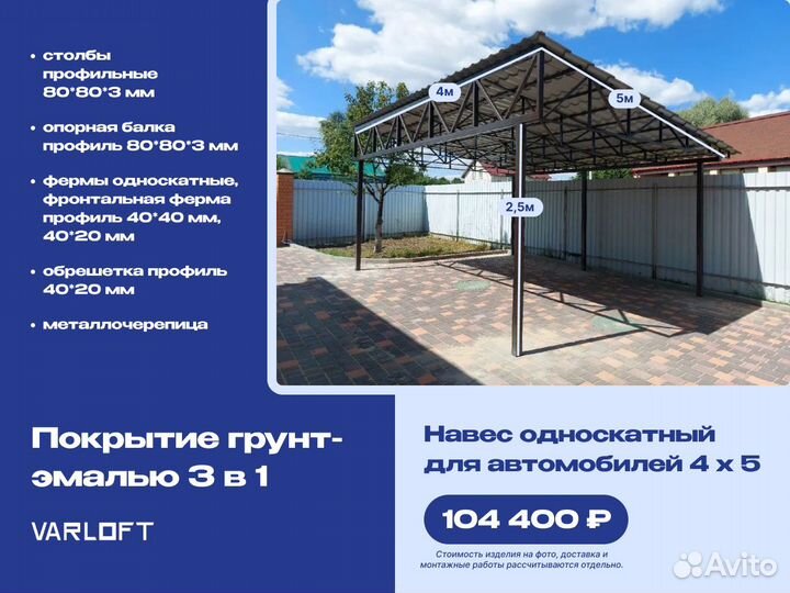 Навес для дома и дачи