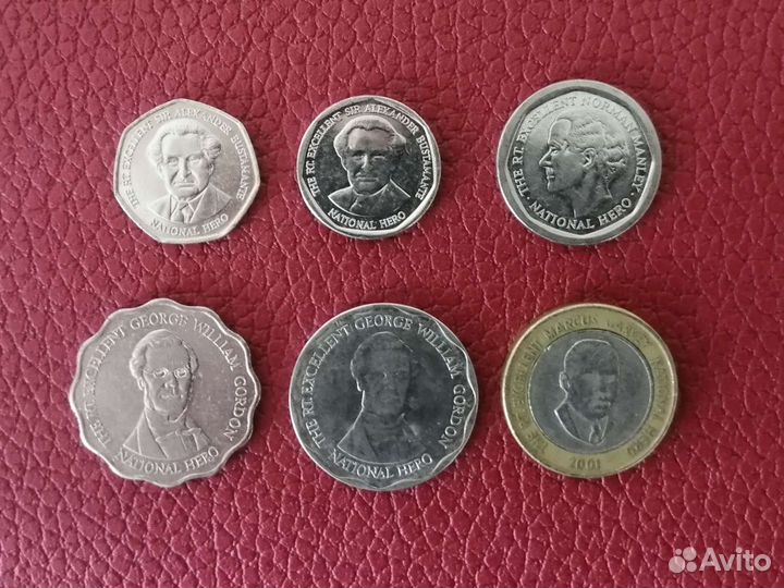 Набор монет Ямайки
